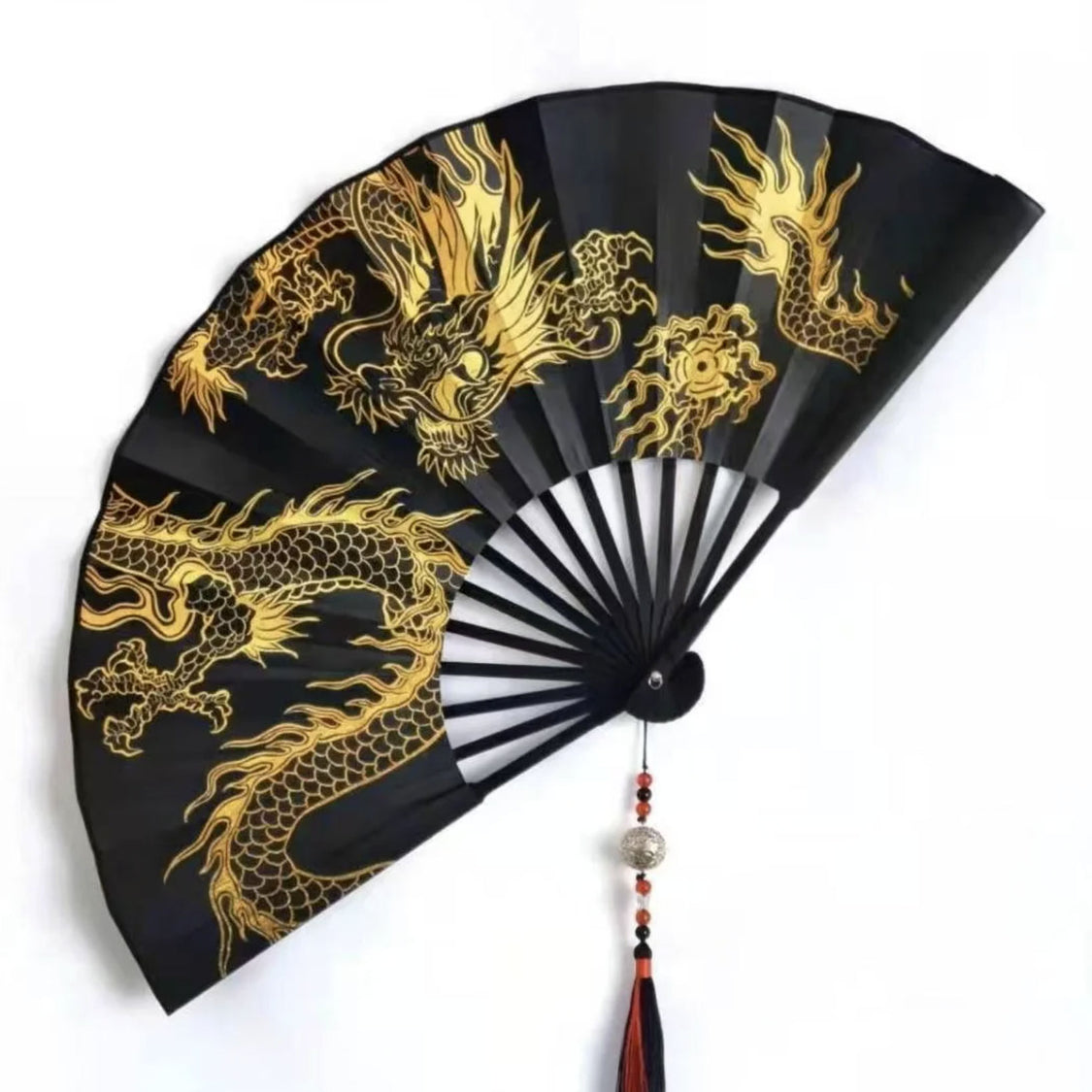 eventail japonais dragon traditionnel