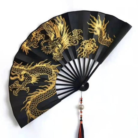 eventail japonais dragon traditionnel