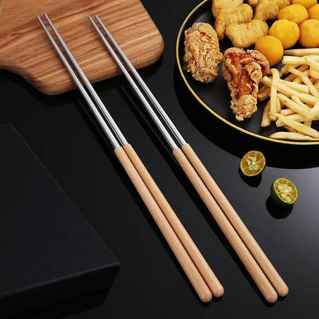 baguettes japonaises pour cuisiner en acier