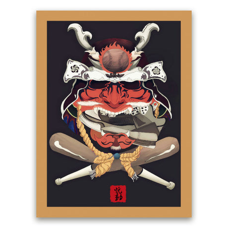 estampe-japonaise-masque-demon