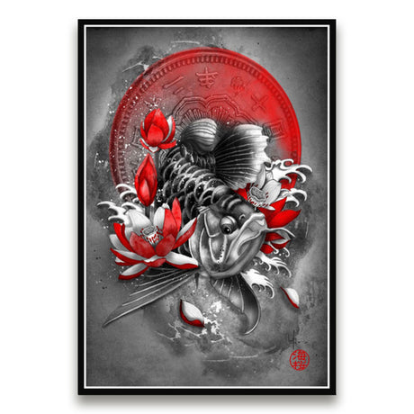 tableau-japonais-koi